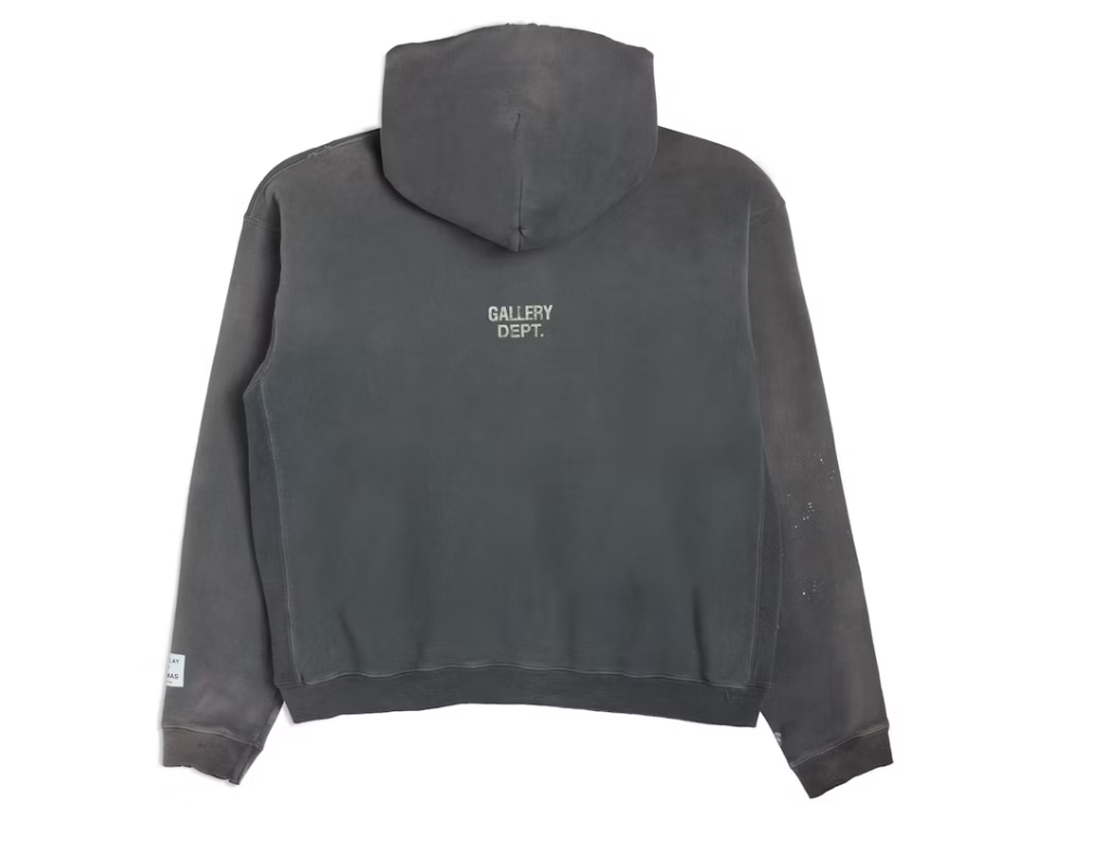 90's Recycle Hoodie Washed Black