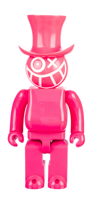 BEARBRICK/Kubrick Monsieur Andre (Mr. A) Pink