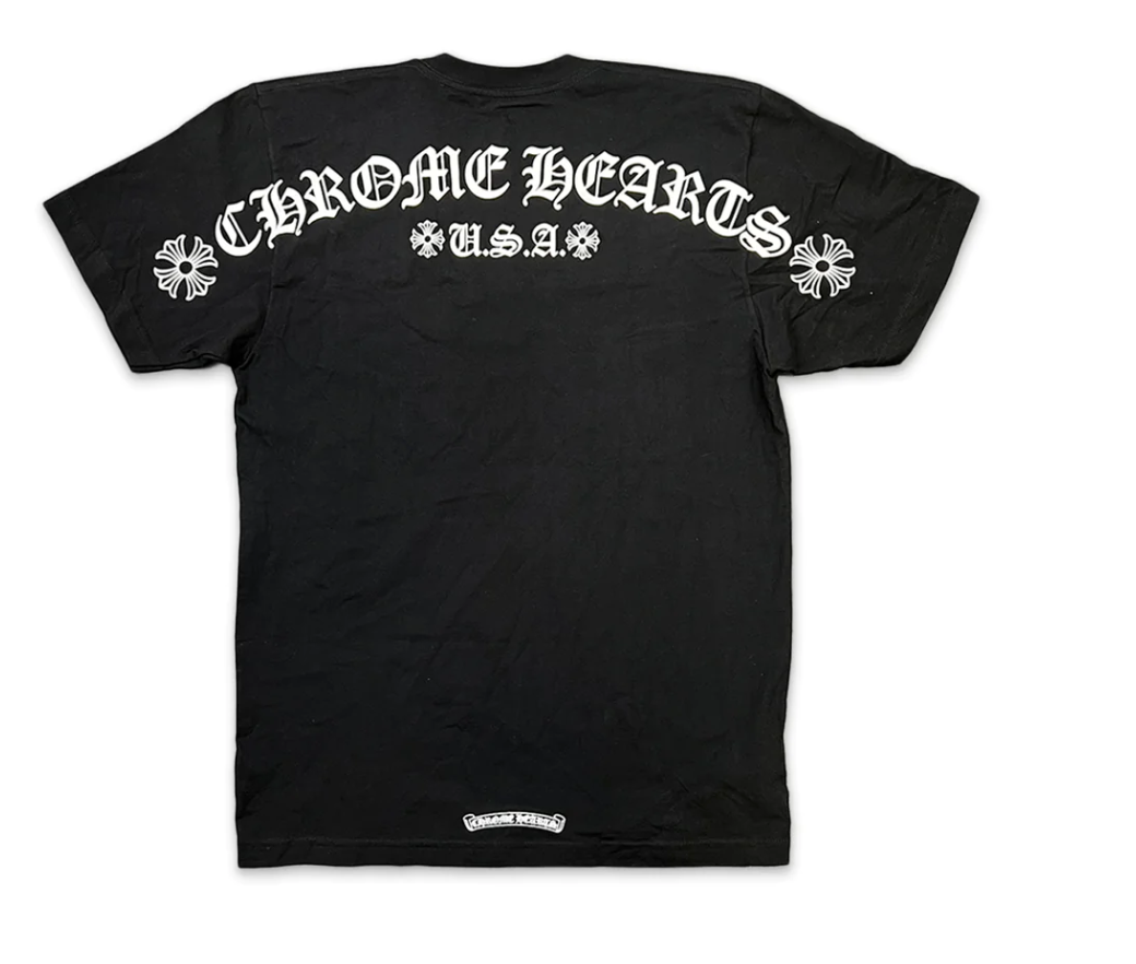 Shoulder Logo Tee Black