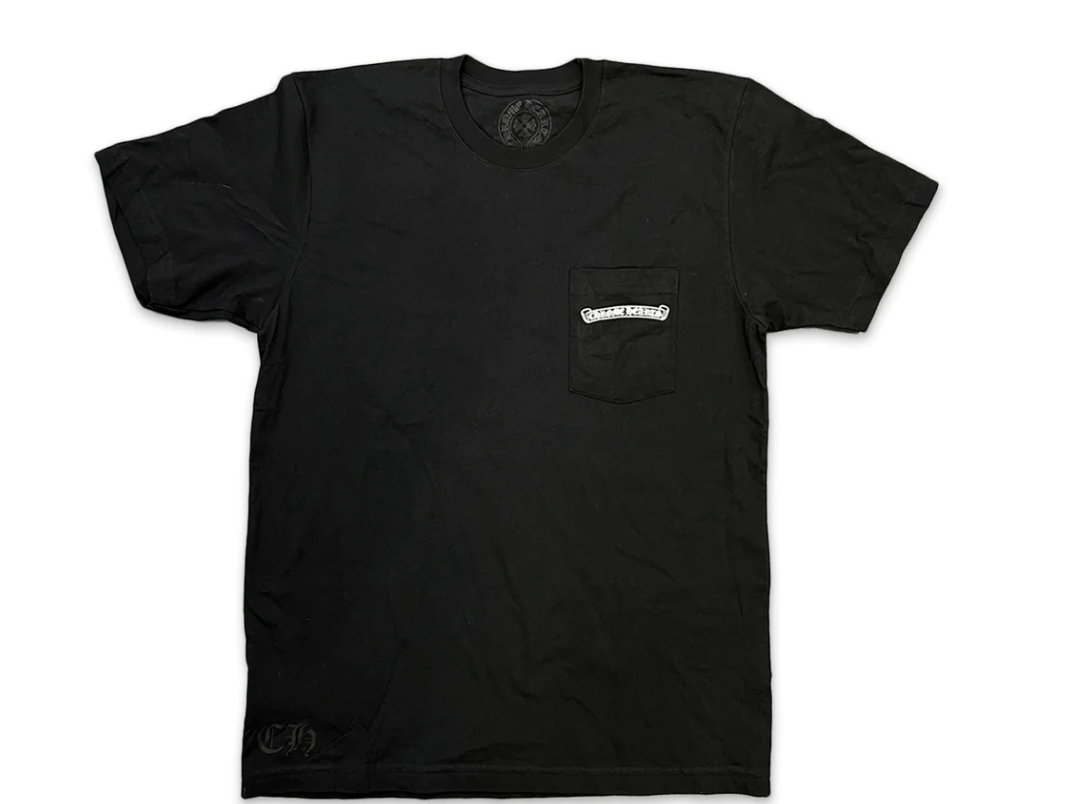 Shoulder Logo Tee Black