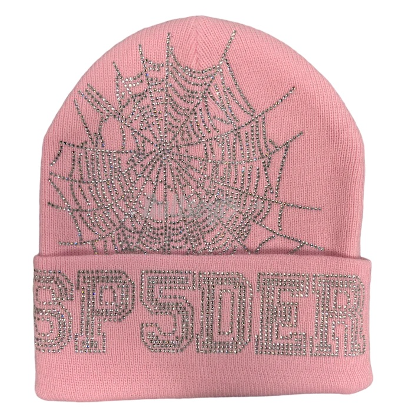 Web Beanie Pink