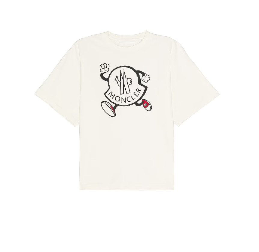 Moncler Running Logo Graphic Tee