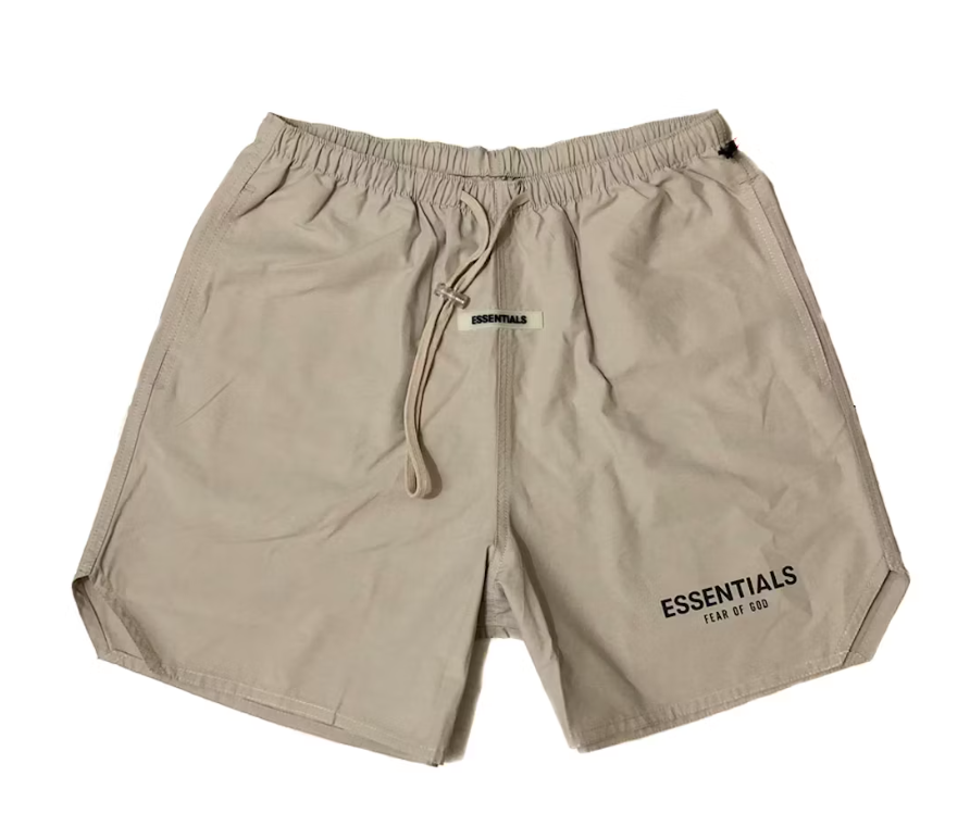 Nylon Active Shorts Tan