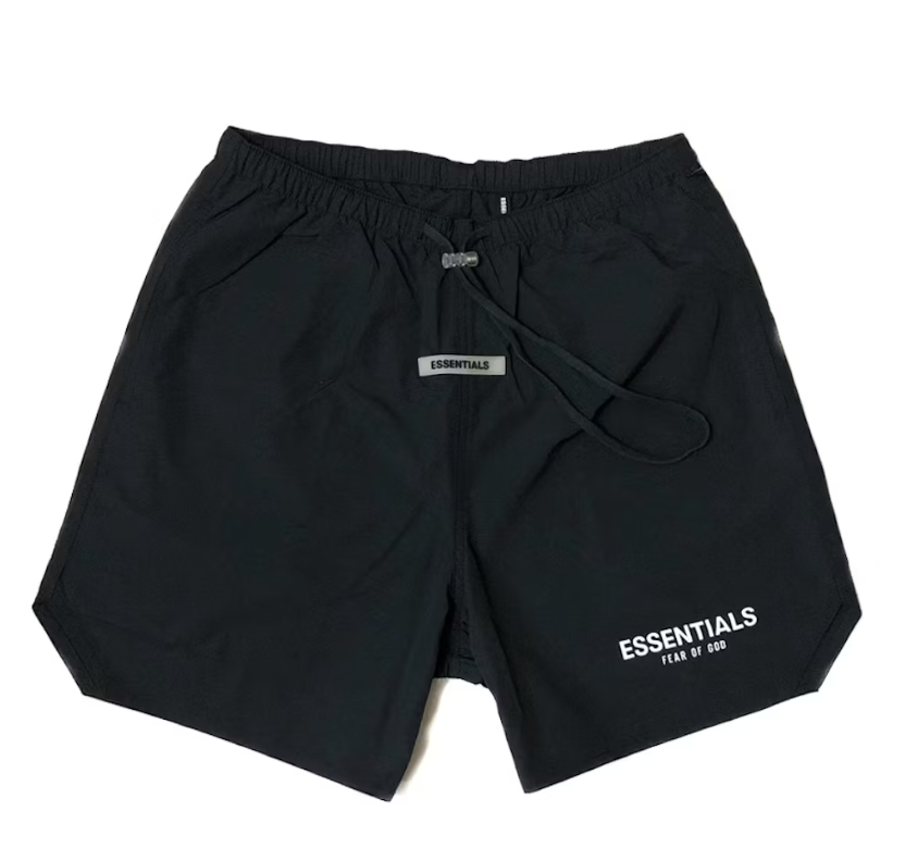 Essentials Nylon Active Shorts Black