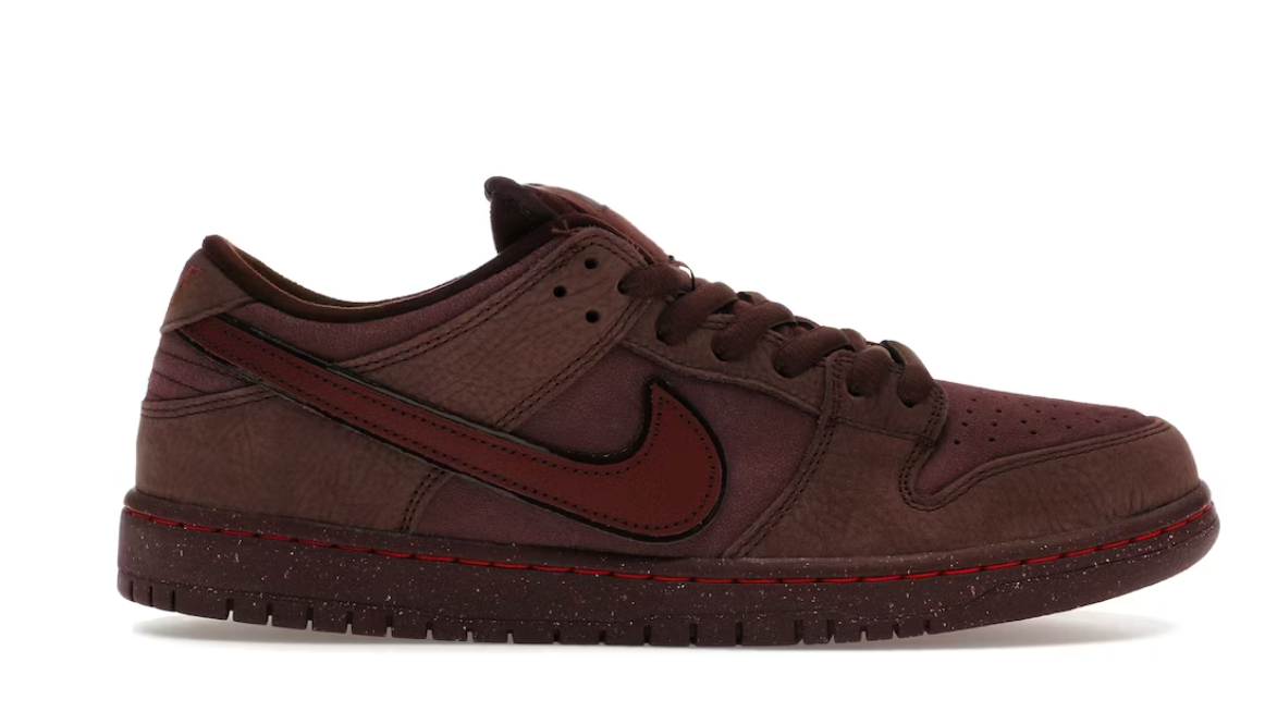 SB Dunk Low City Of Love Burgundy Crush