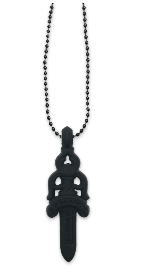 Black Dagger Silichrome Necklace