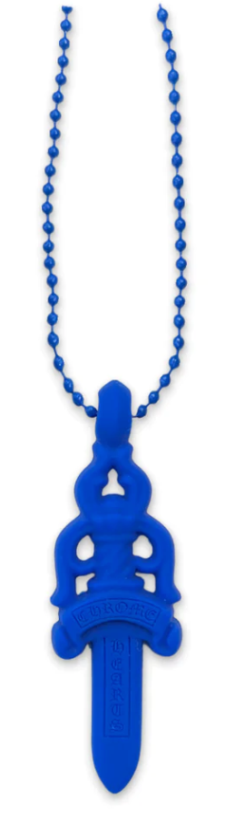 Blue Dagger Silichrome Necklace