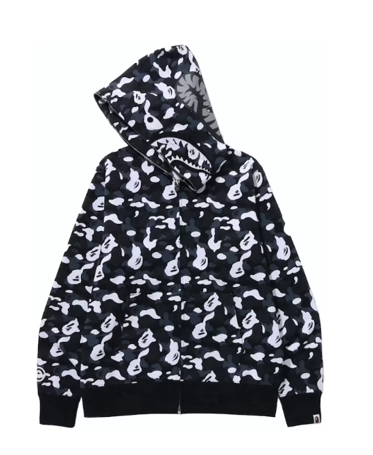 DSM Camo Shark Full Zip Hoodie