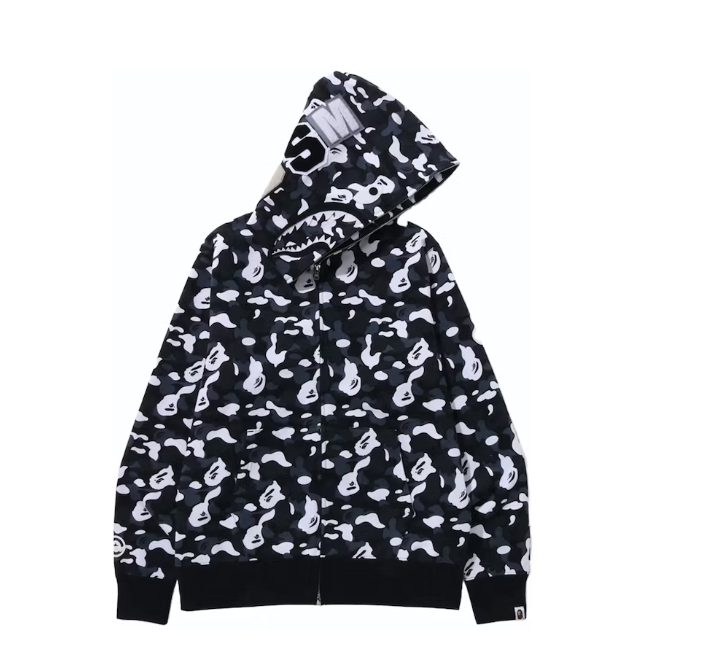 DSM Camo Shark Full Zip Hoodie