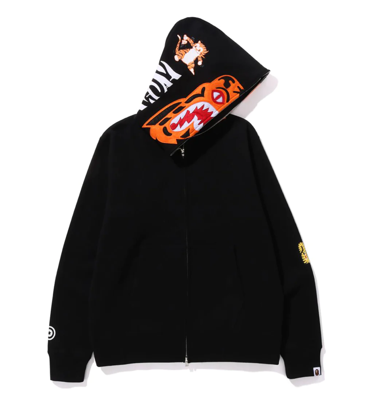 Black Bape Tiger Full Zip