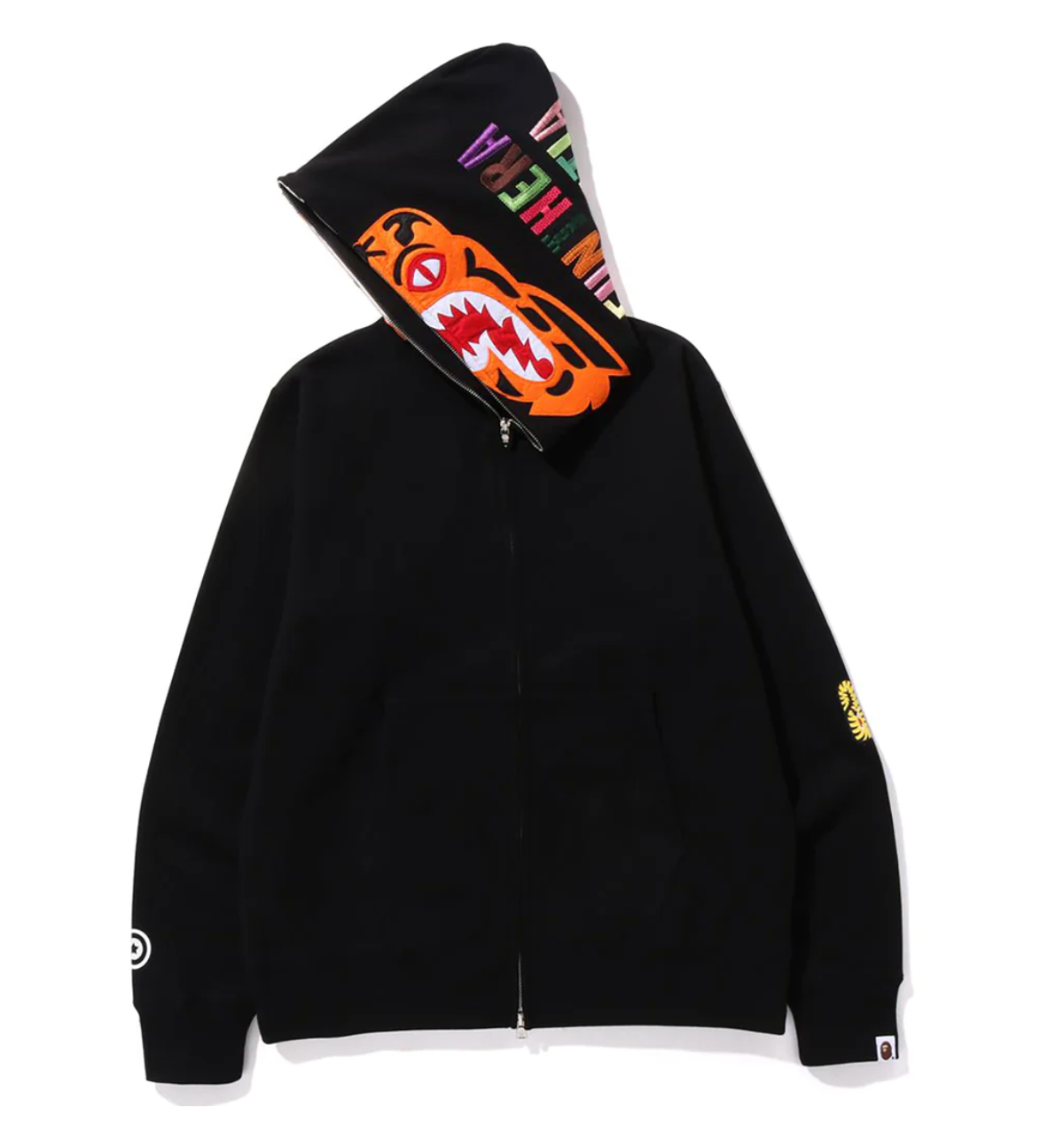 Black Bape Tiger Full Zip