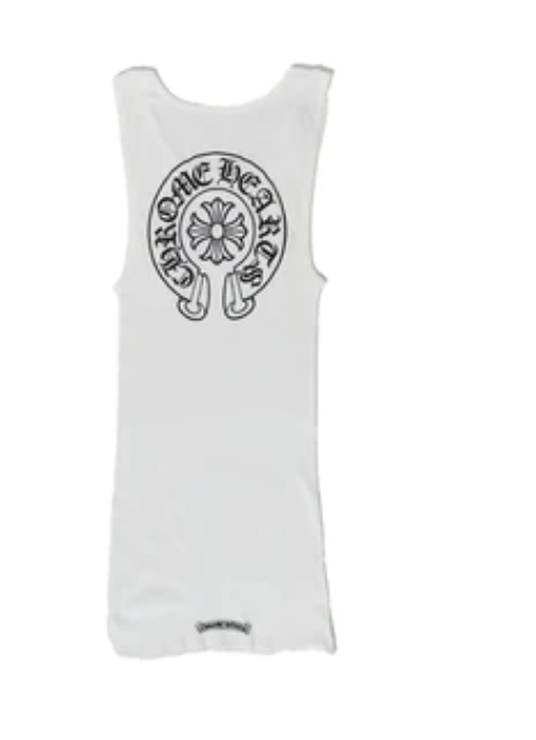 White Horse Shoe Rib Tank