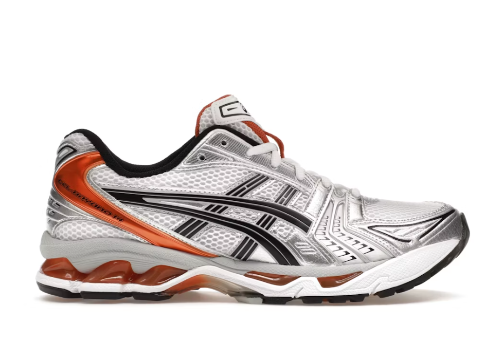 Gel-Kayano 14 White Piquant Orange