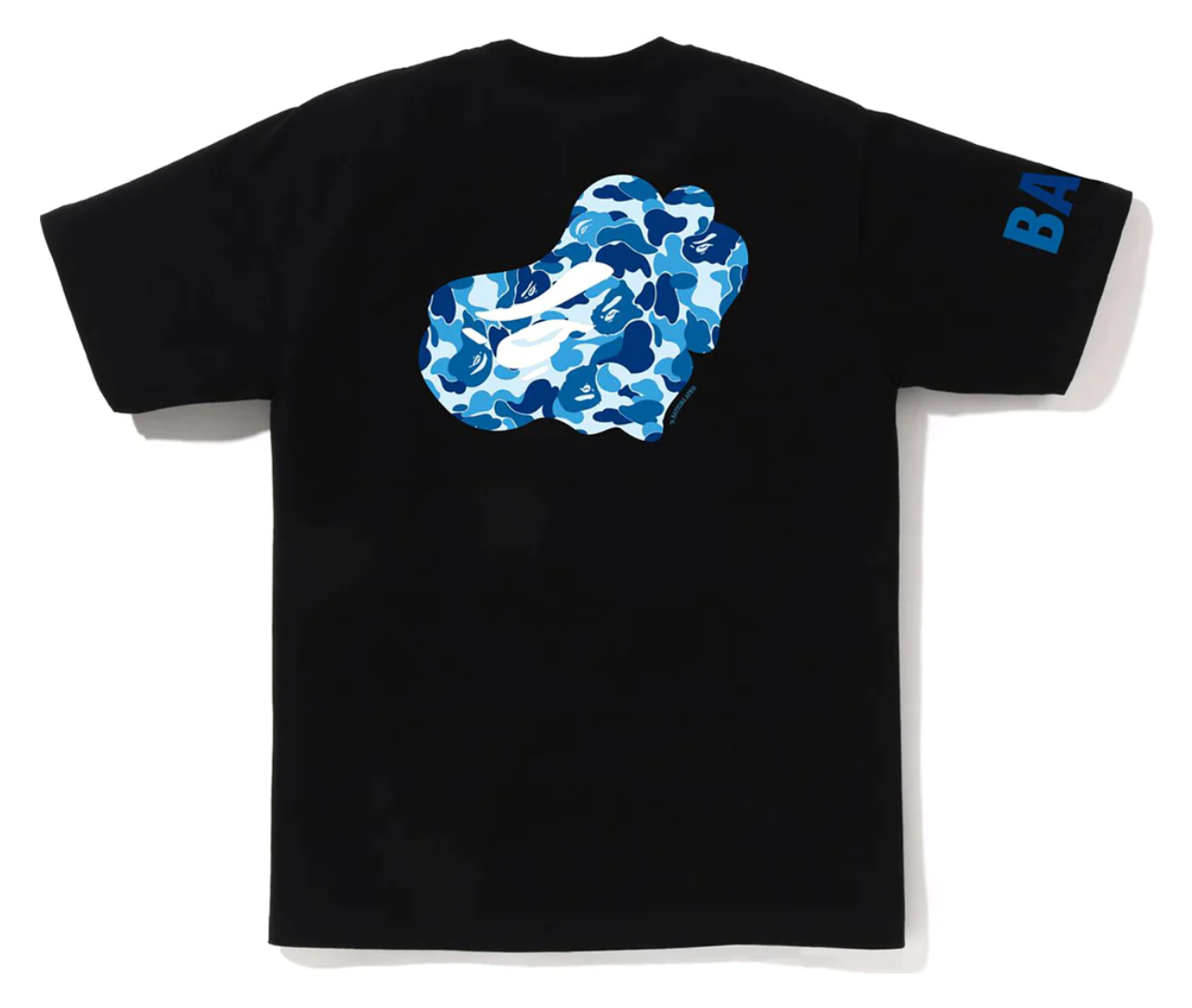 Black ABC Camo Warp Tee