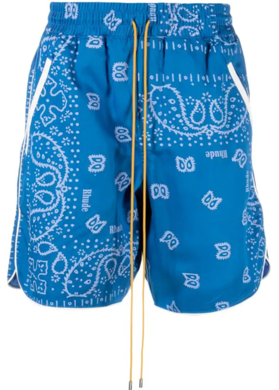 Blue Bandana Track Shorts