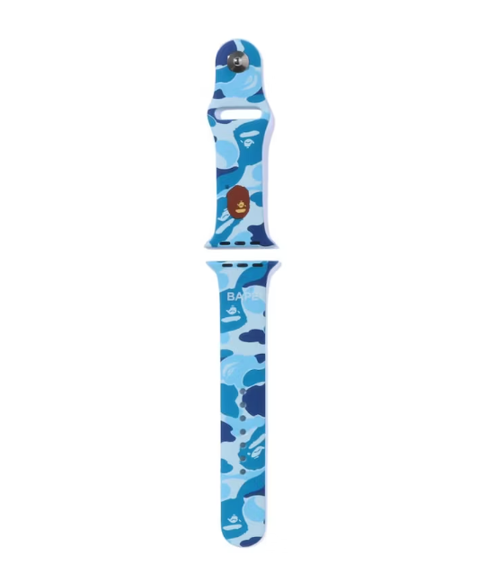 Blue ABC Camo Apple Watch Band 45mm