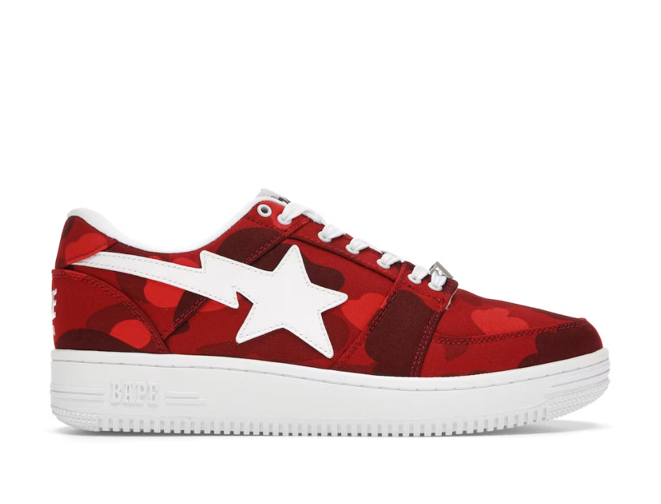 A Bathing Ape Sta Low Camo Red