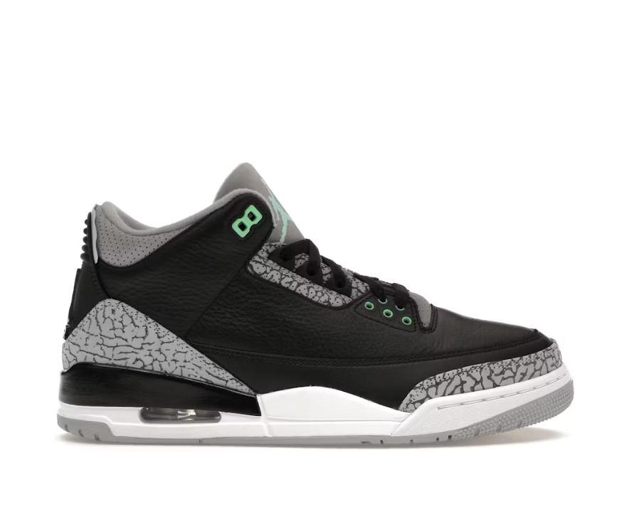 Jordan 3 Retro Green Glow