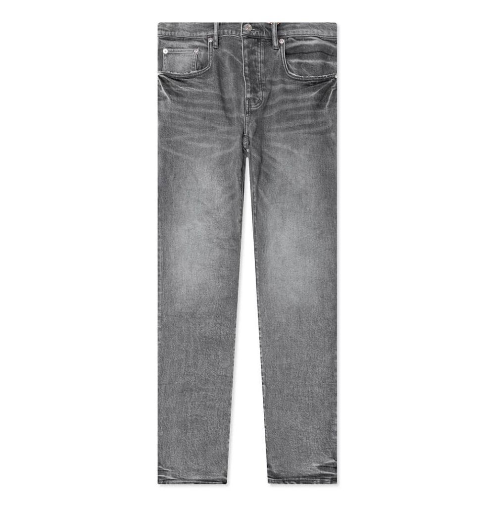 Purple Brand Low Rise Skinny Jean Light Grey Wash