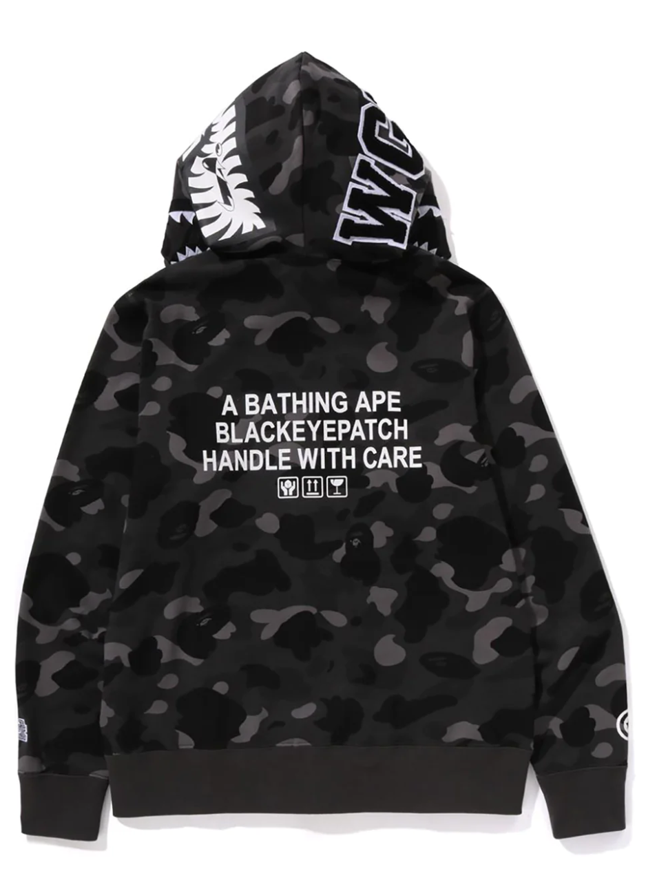 Black BAPE BlackEyePatch Shark Full Zip Hoodie – Grandeur Black BAPE BlackEyePatch Shark Full Zip Hoodie – Grandeur