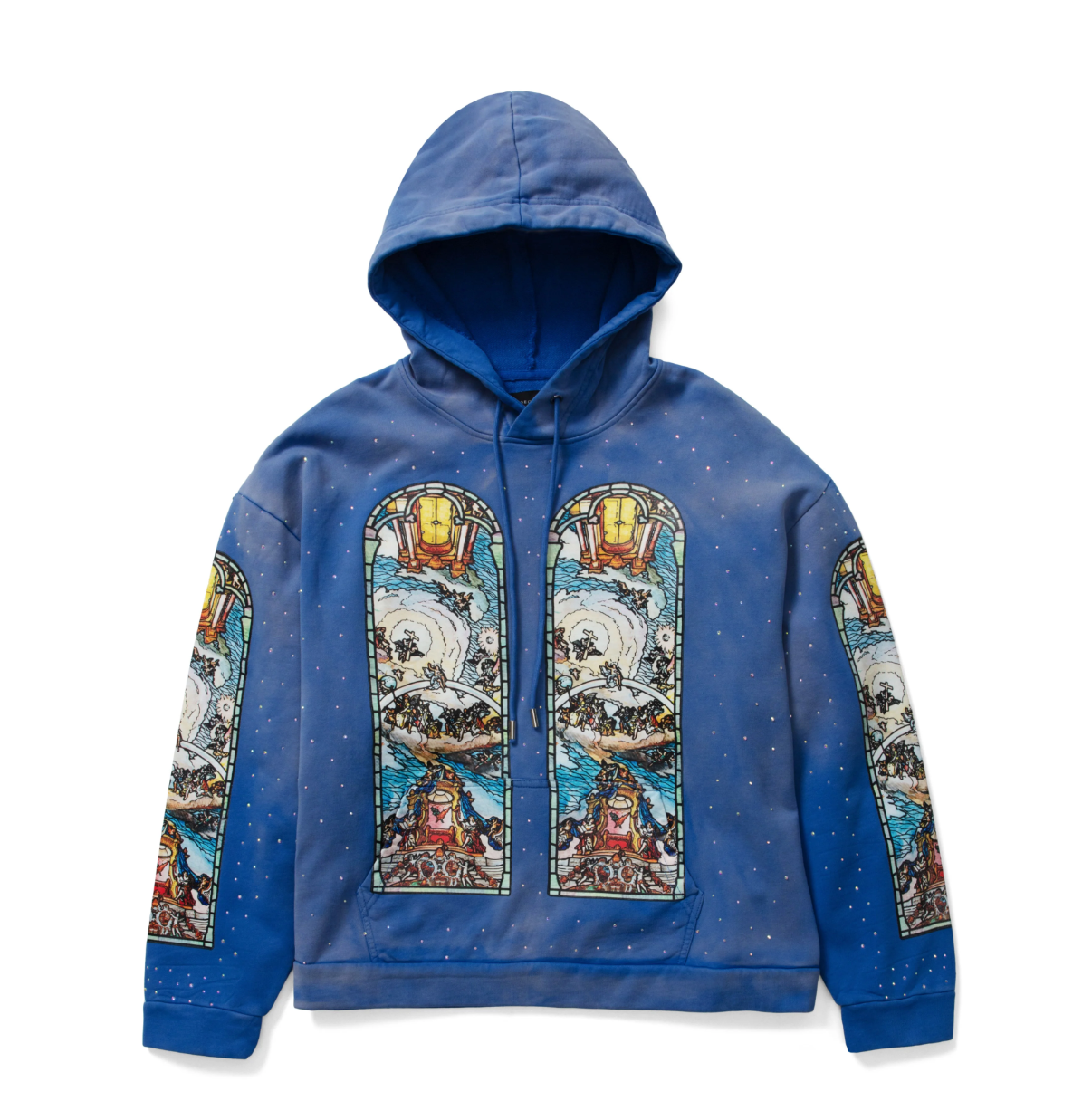 Chalice Embroidered Hoodie Indigo