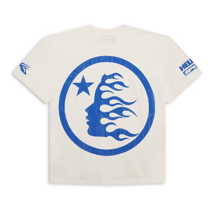 Beat Us! T-shirt White/Blue