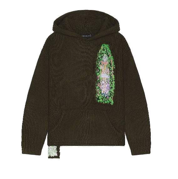 Cloak Jacket Rust Cloak Hooded Sweater Rust – Grandeur