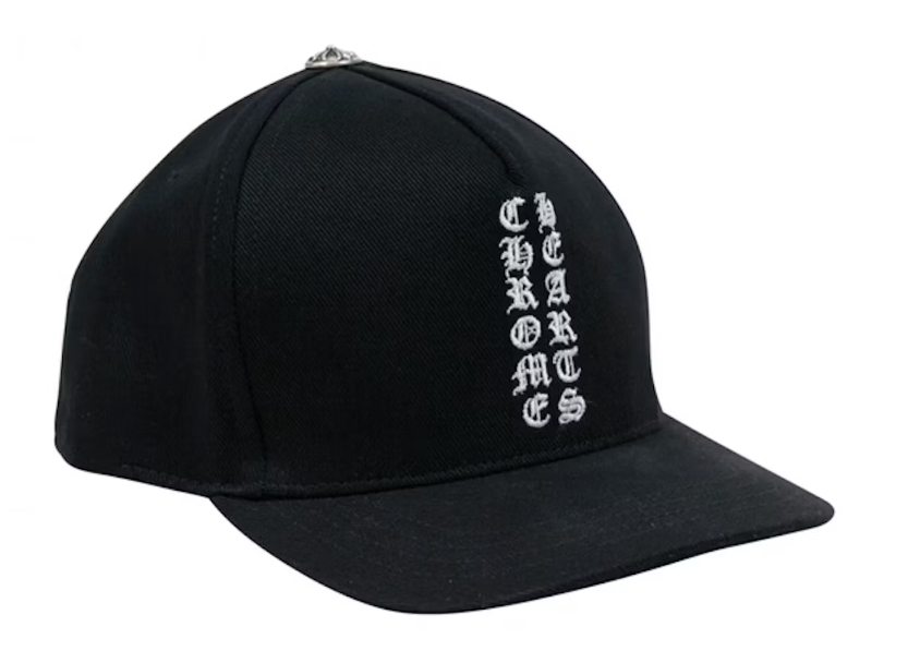 Chrome Hearts Vertical Logo Hat Black