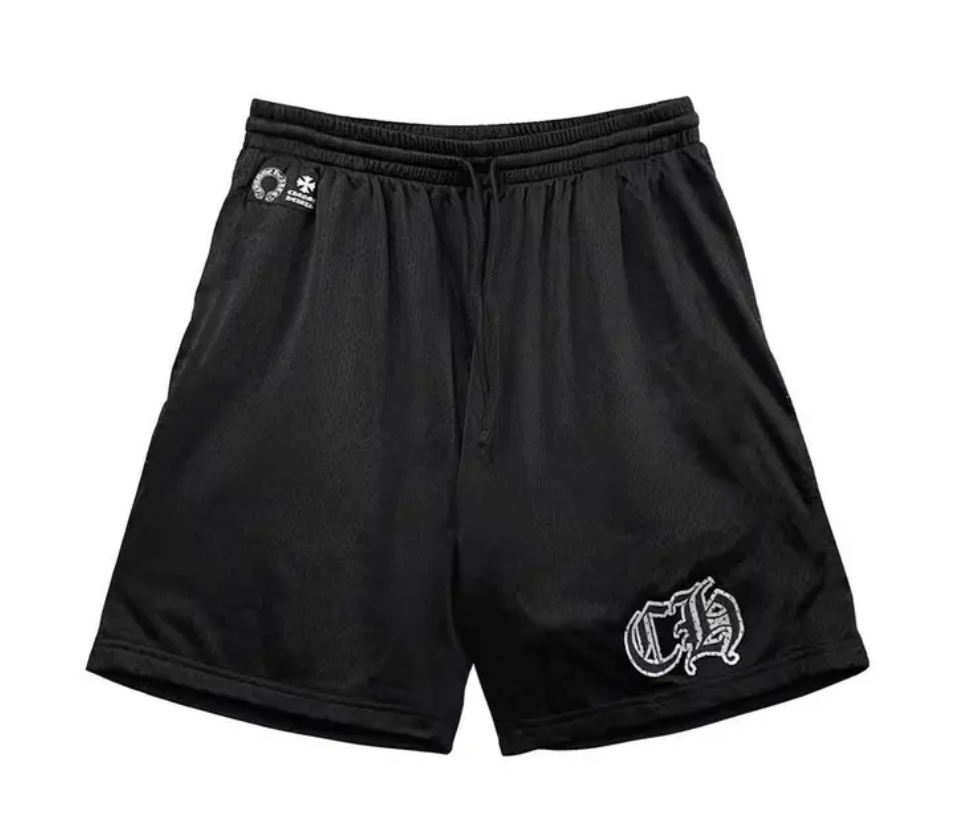 Chrome Hearts Mesh Black Shorts