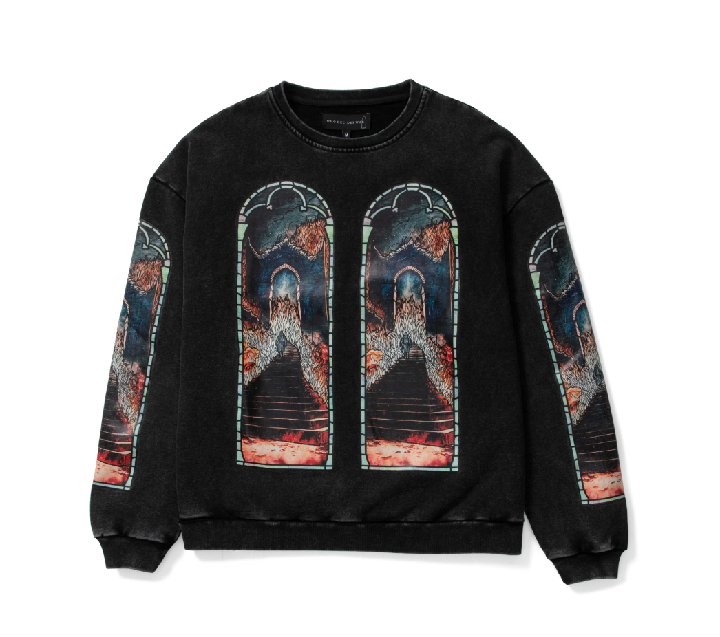 Descent Crewneck Sweater Charcoal Grey