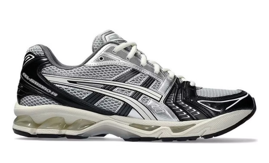 ASICS Gel-Kayano 14 Black Glacier Grey Silver