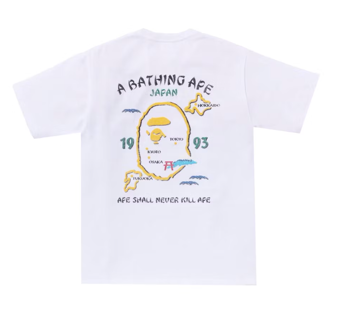 BAPE Japan Souvenir #2 Tee White