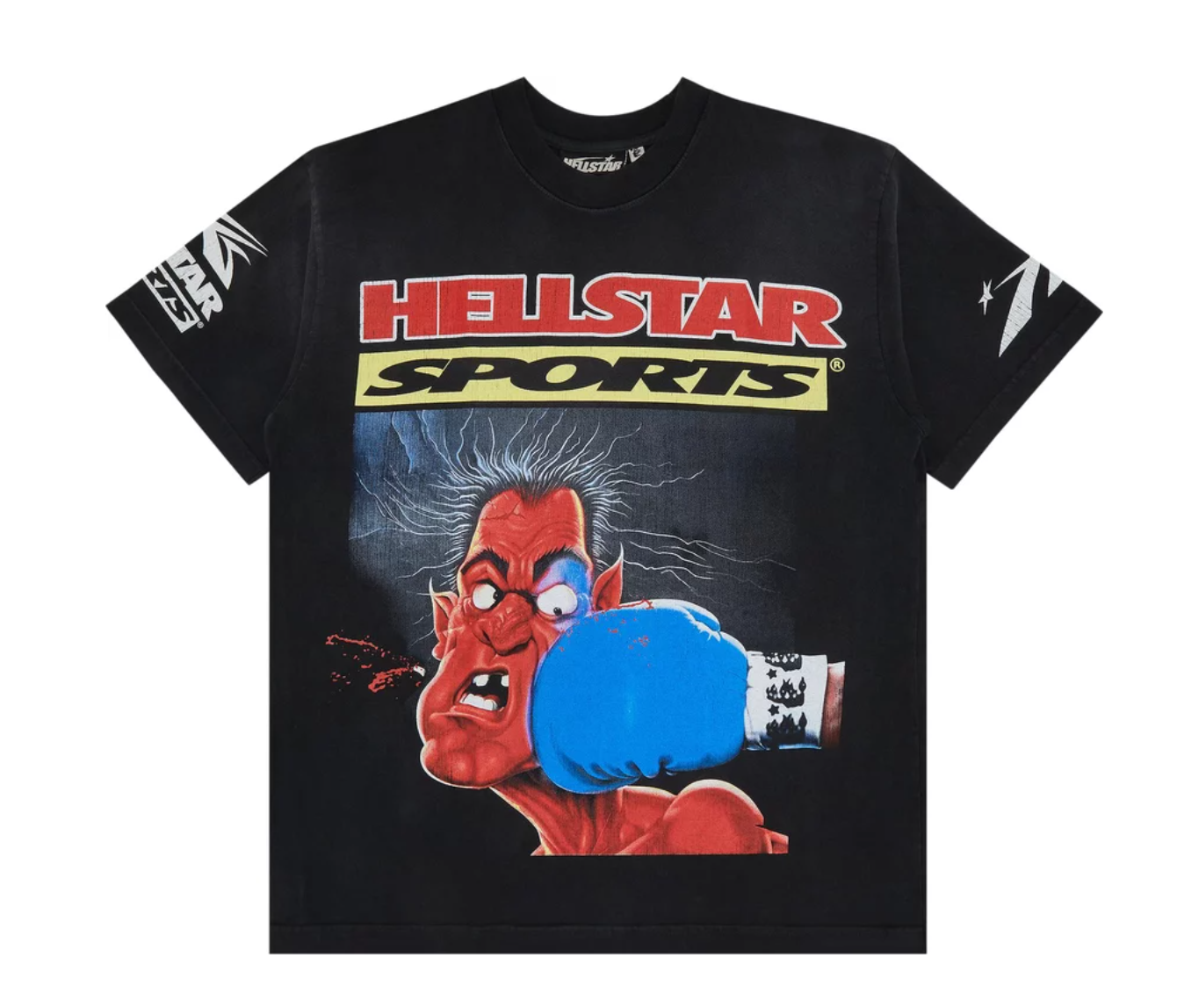 Hellstar Knock-Out T-Shirt 'Black'