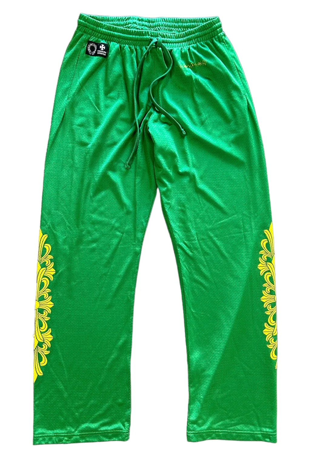 Chrome Hearts Green Mesh Jersey Pants