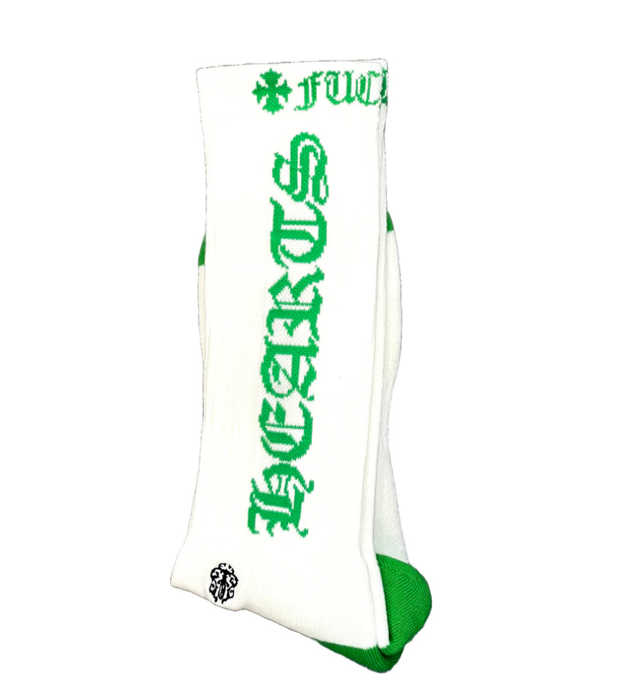 CH Socks White/Green