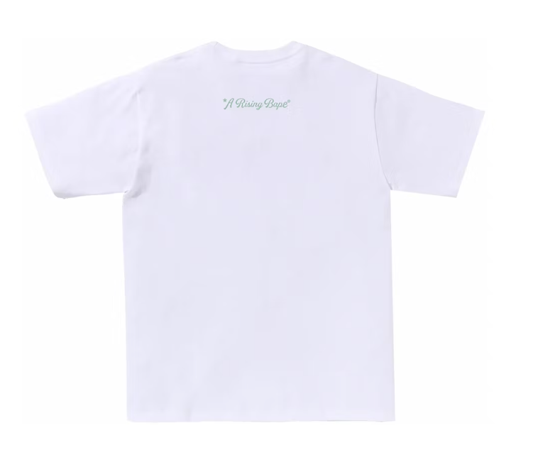 A Rising Bape Photo Tee White