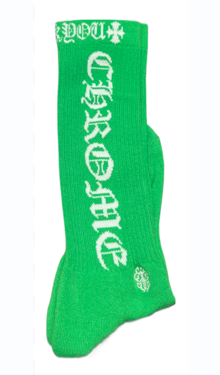 CH Logo Green Sock