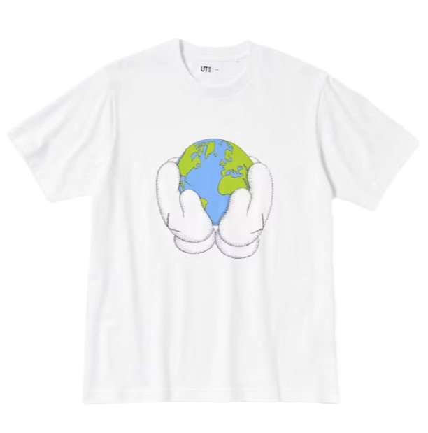 KAWS x Uniqlo Peace For All S/S Graphic T-shirt (US Sizing) White