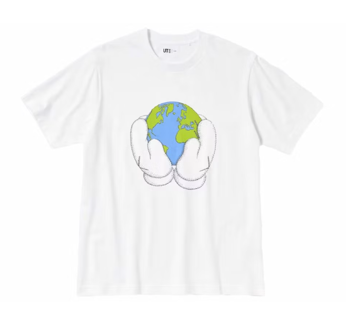 KAWS x Uniqlo Peace For All S/S Graphic T-shirt (US Sizing) White