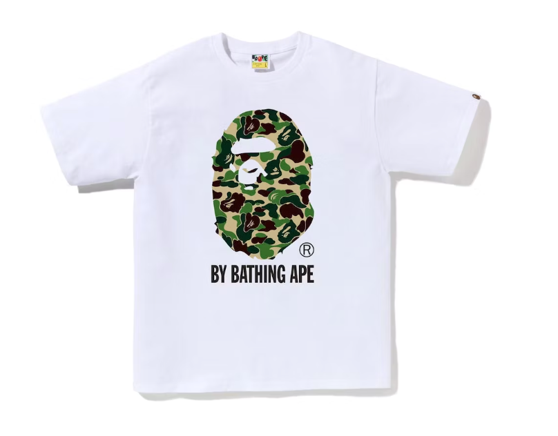 BAPE ABC Camo By Bathing Ape Tee White/Green