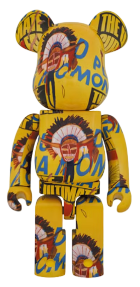 Bearbrick Andy Warhol x Jean-Michel Basquiat #3 1000%