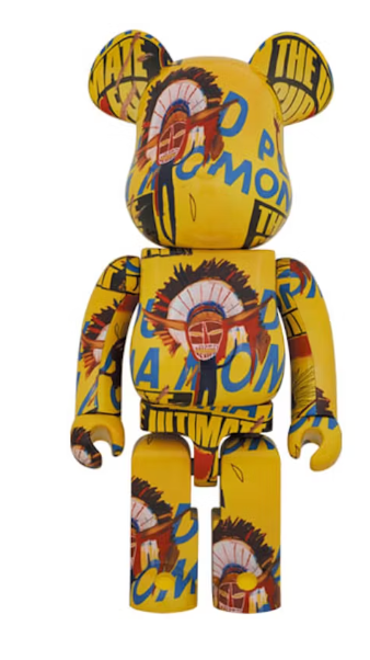 Bearbrick Andy Warhol x Jean-Michel Basquiat #3 1000%