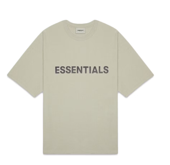 Fear of God Essentials Boxy T-Shirt Applique Logo Moss