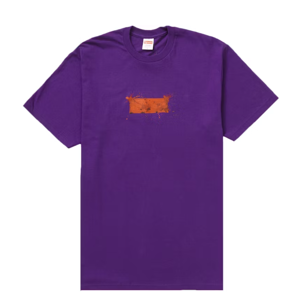 Supreme Ralph Steadman Box Logo Tee Purple