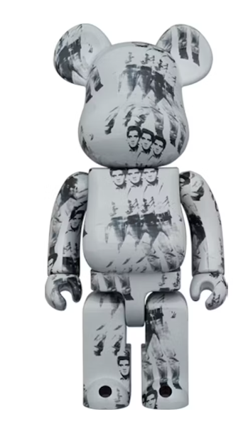 Bearbrick Andy Warhol's Elvis Presley 1000%