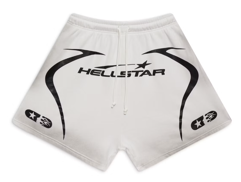 Hellstar Warm Up Shorts White