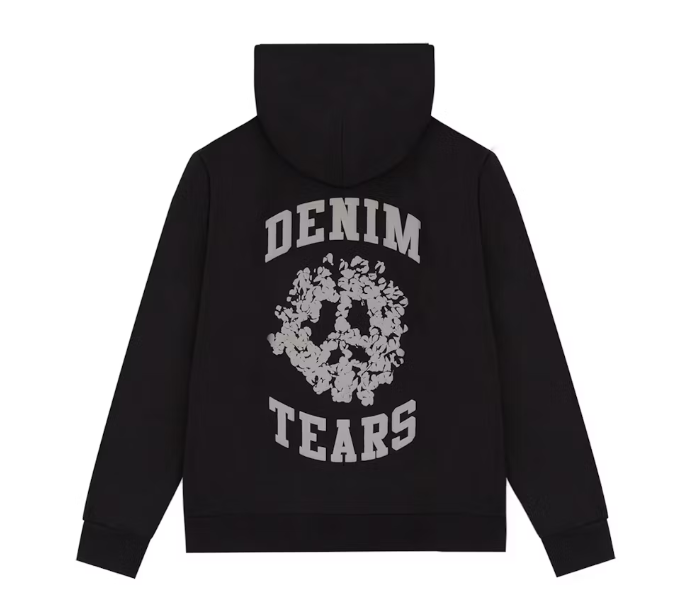 Denim University Zip Hoodie (SS24) Black