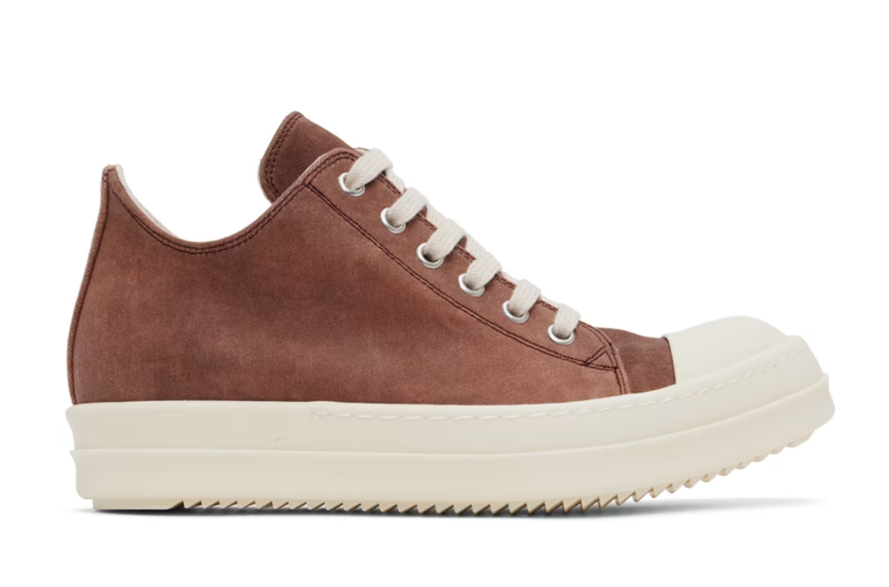 DRKSHDW Brown Low Sneaks Sneakers