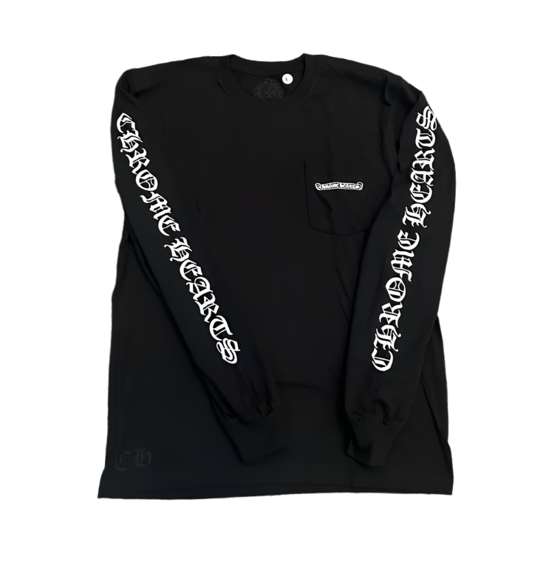 Black Scroll F**K You Longsleeve