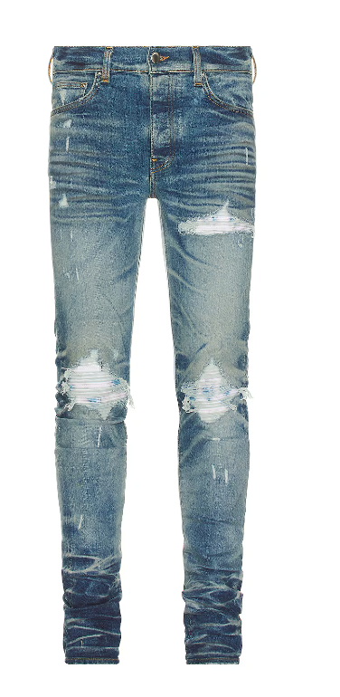 Bleached Ma Paisley Mx1 Skinny Jean